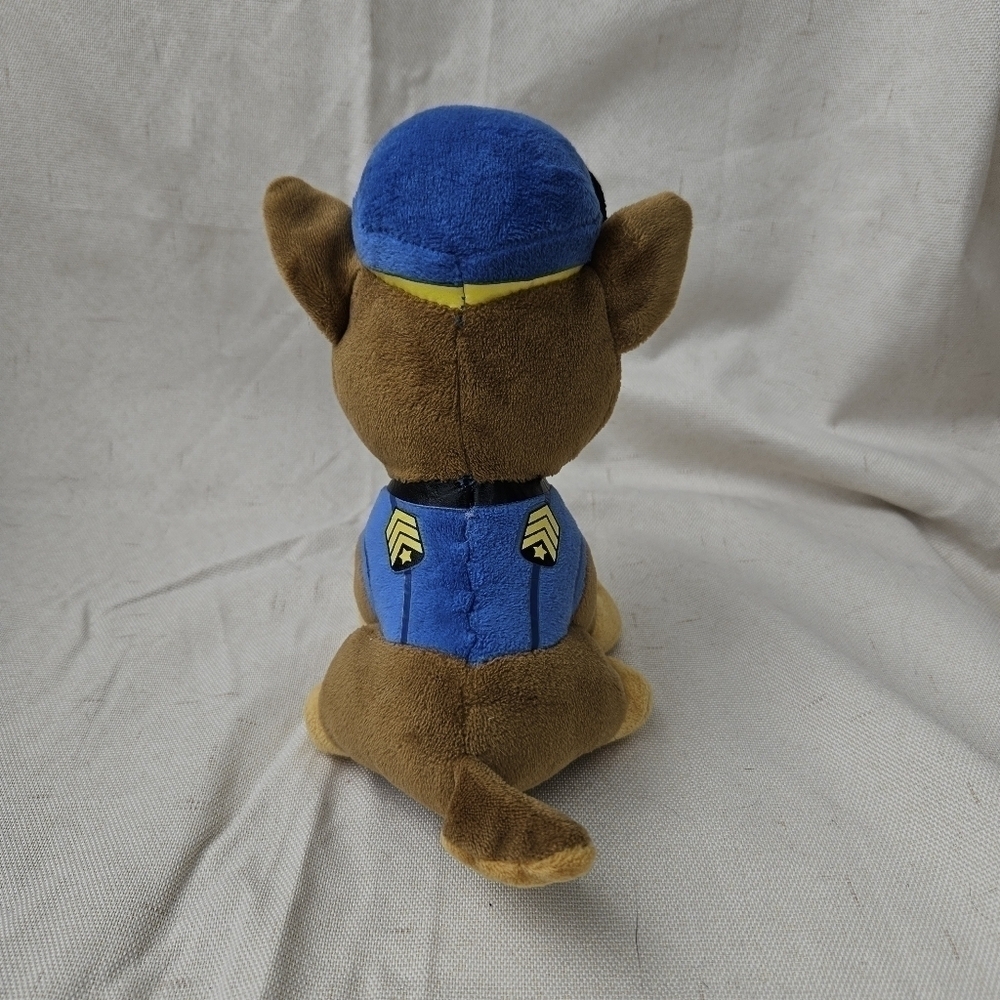 TY Paw Patrol Chase the Shepherd small plush - Picture 3 of 7